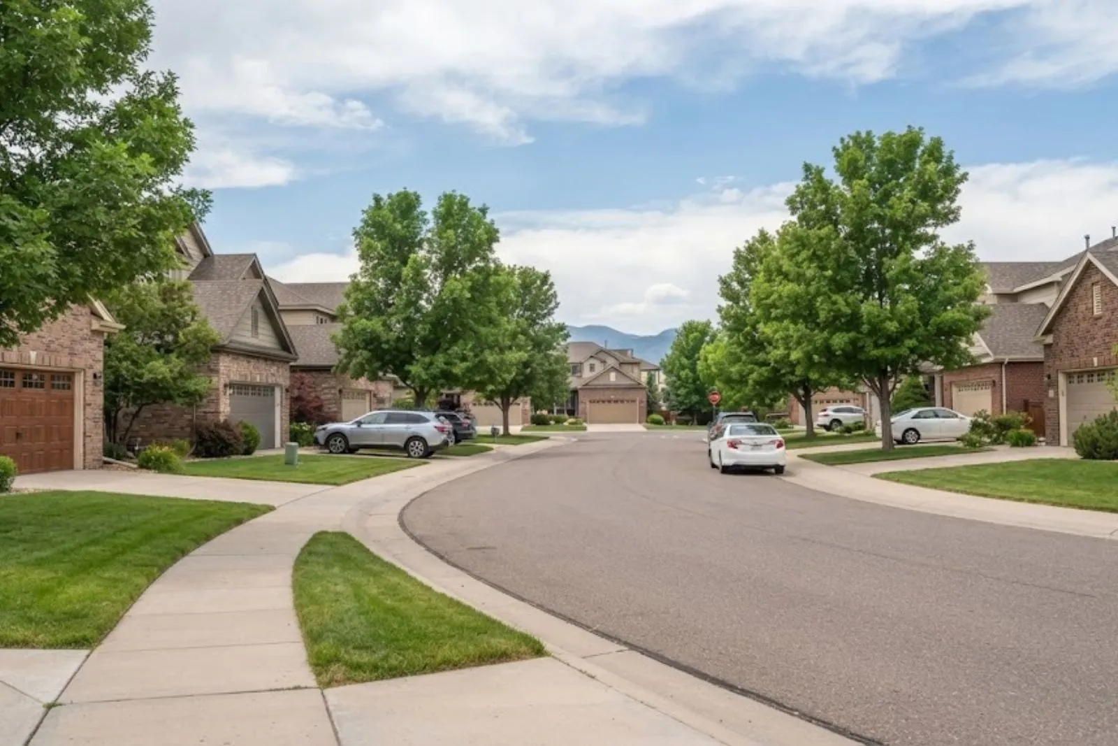 Suburban homes in Centennial, CO, served by our plumbers